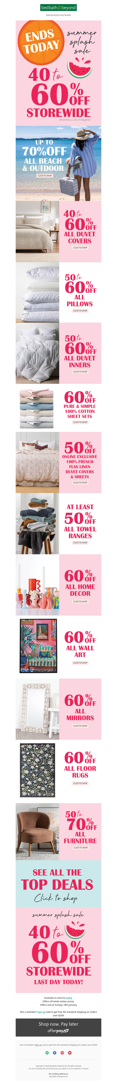 Final Splash! 💦 Sale Ends Today