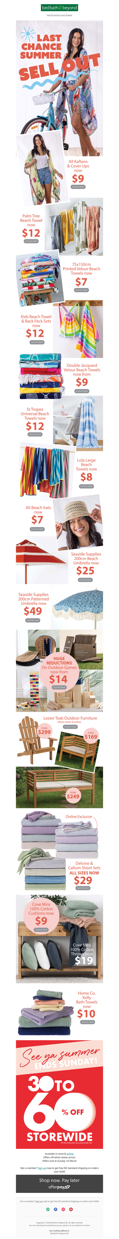 Last Chance! SUMMER SELL OUT 🌞