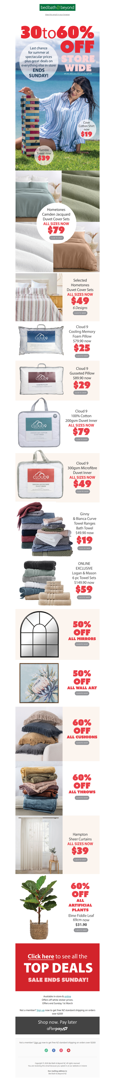 LAST DAYS - 30 to 60% OFF STOREWIDE✨