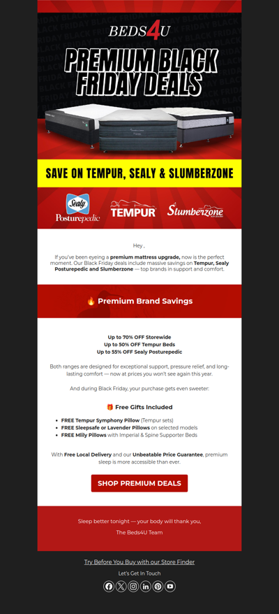 One Day Only Friday deals you can’t miss 😴🎉