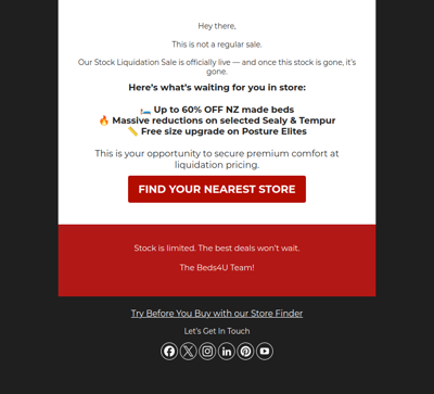 Stock Liquidation Sale: Up to 60% OFF 🔥