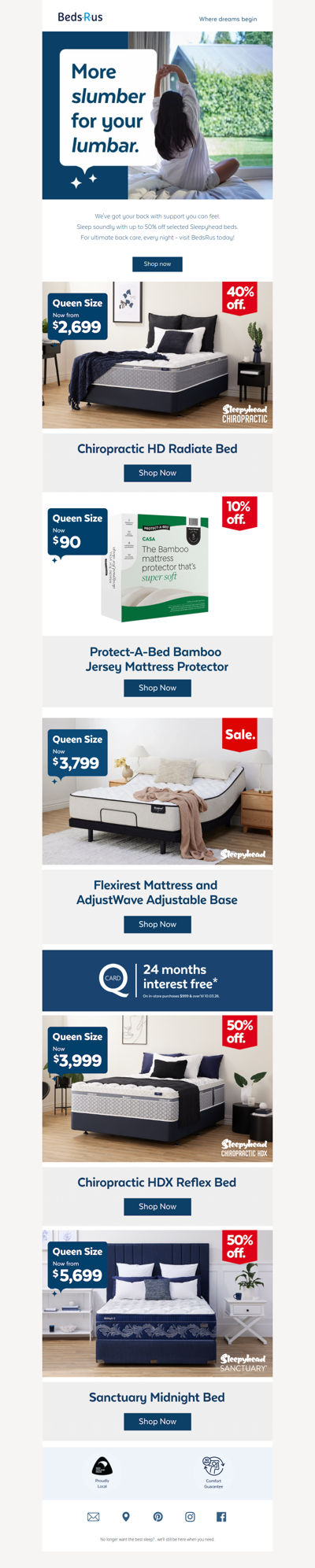 Experience expert support for less 🛏️