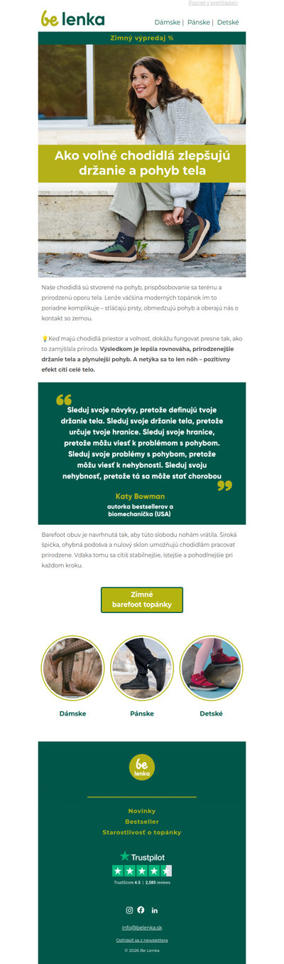 🦶 Ako voľné chodidlá zlepšujú držanie a pohyb tela