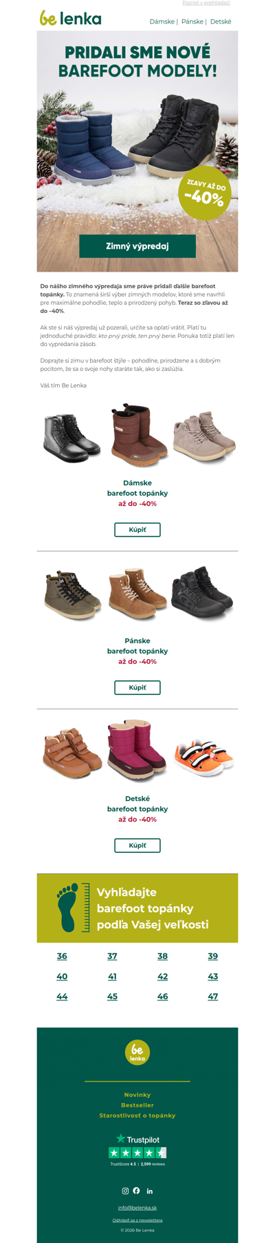 💥 Do výpredaja sme pridali ďalšie zimné kúsky!