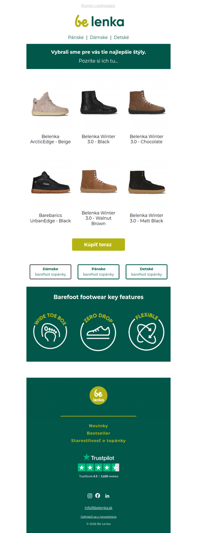 👣 Tieto modely budete milovať, to vám garantujeme.