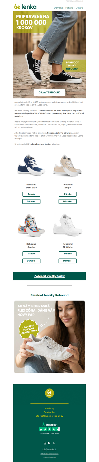 👟 Pripravené na milióny krokov a nekonečné možnosti