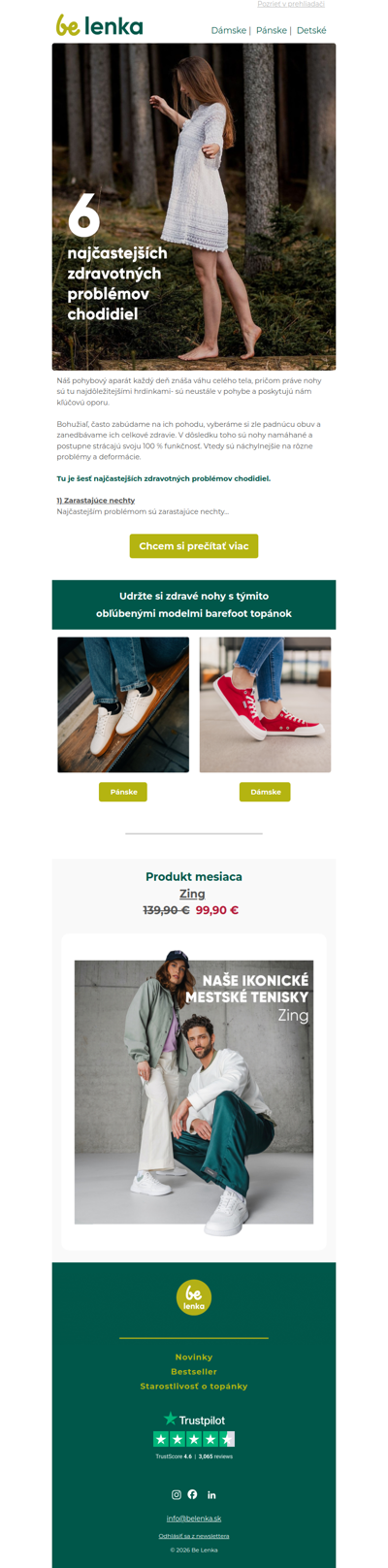 🦶 6 najčastejších zdravotných problémov chodidiel