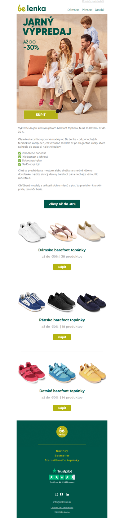 🌸 Jarný výpredaj je tu! Zľavy až do 30 % na vybrané barefoot topánky