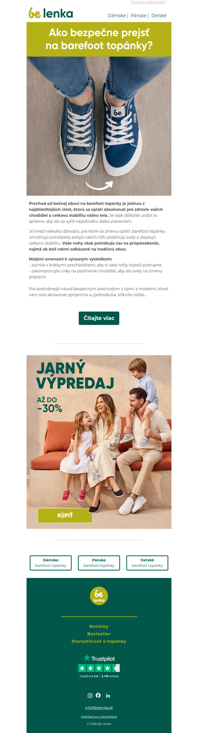 👣  Ako bezpečne prejsť na barefoot topánky?