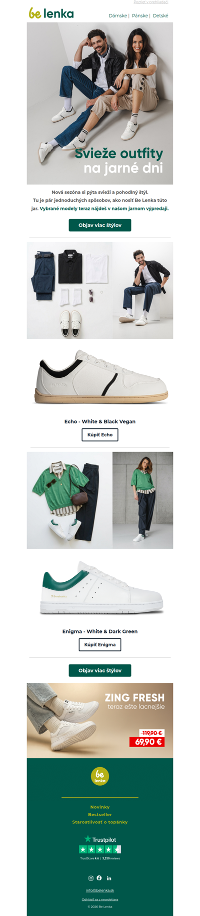 Pohodlie pre tvoje jarné outfity