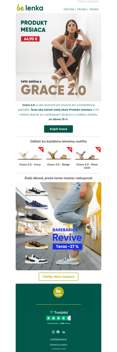 Leto začína s Grace 2.0