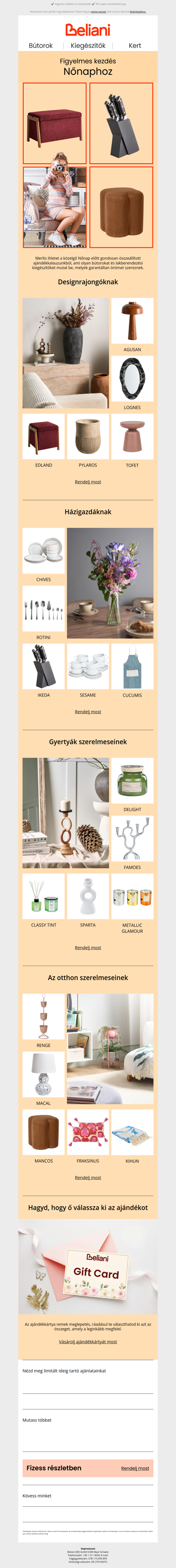 Ajándékok Neki, melyek mindennapi kényelmet nyújtanak💐