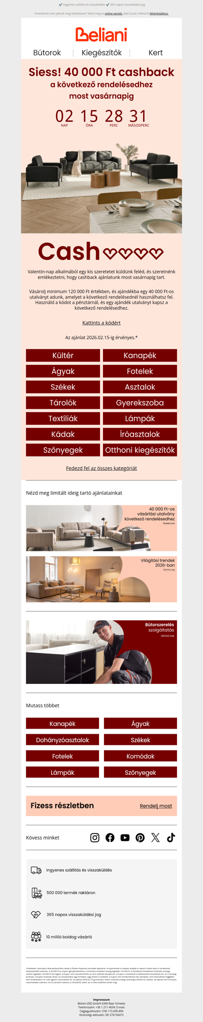 40 000 Ft cashback a következő rendelésedre most vasárnapig 💸