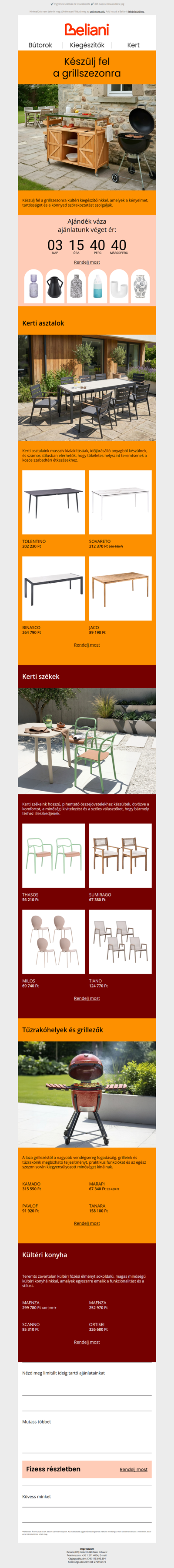 Minden, amire szükséged van a grillszezonhoz🔥