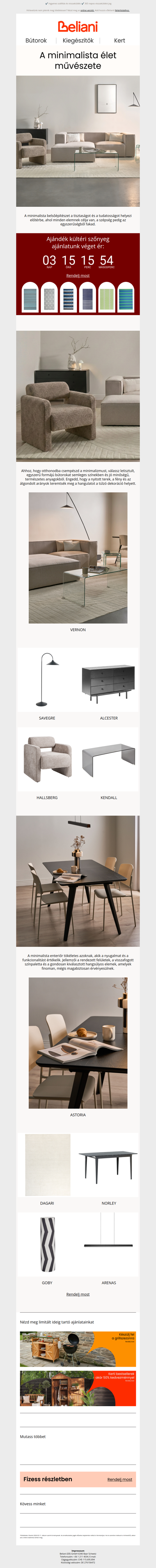 Fedezd fel a minimalizmus letisztult szépségét