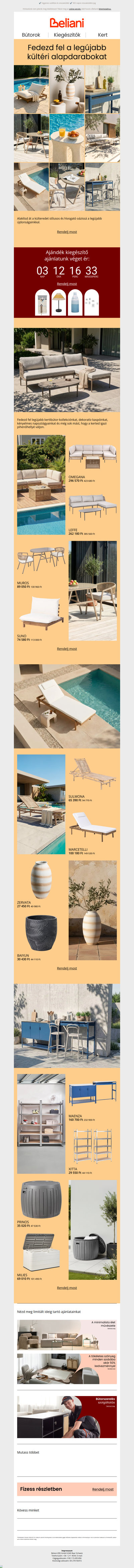 A 2026-os kültéri újdonságok: stílus minden teraszra, erkélyre és kertbe 🌼