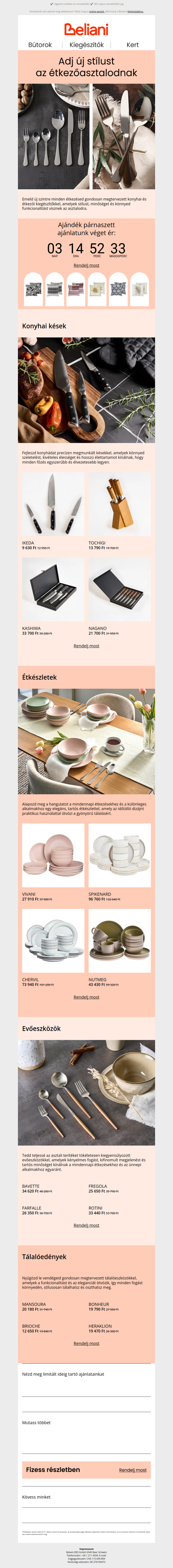 Fedezd fel új teríték kollekciónkat 🍽️