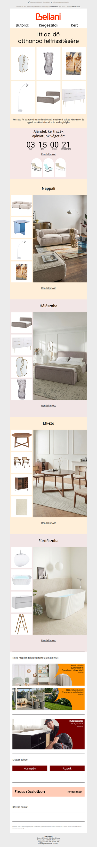 Itt az idő otthonod felfrissítésére: nappali, hálószoba és még több✨