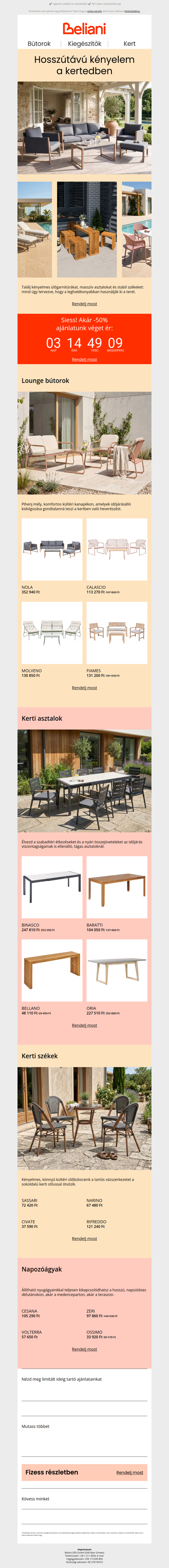 Nyárra hangolva: új kültéri bútorok 🍹☀️