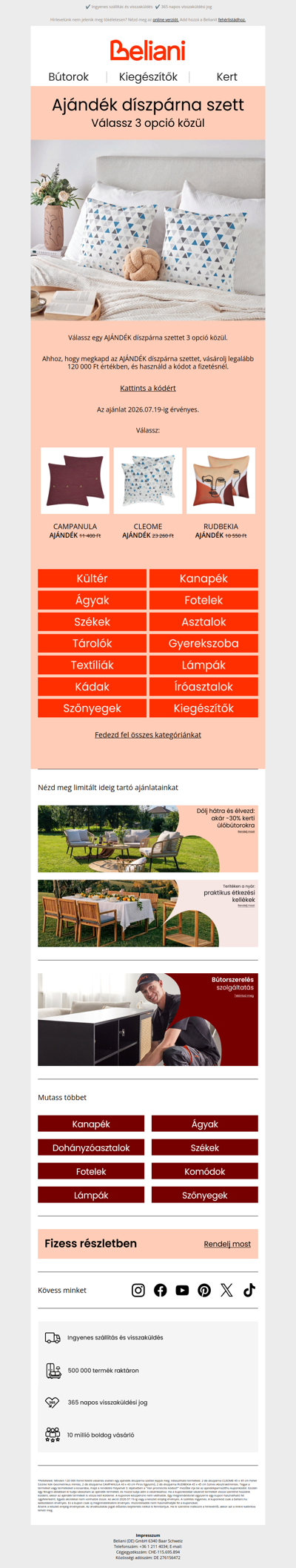 Ajándék díszpárna szett: Válassz 3 opció közül
