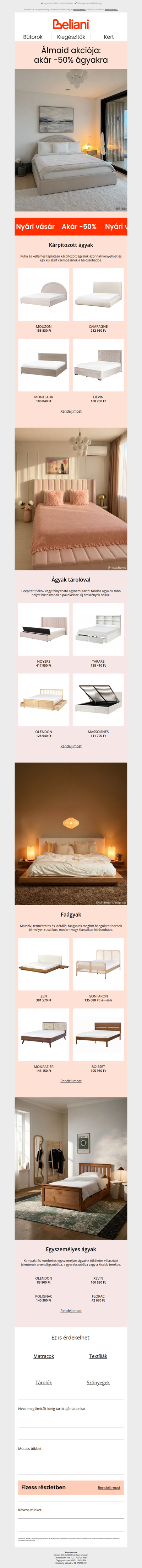 Aludj stílusosan: Akár -50% ágyakra 🛌💤