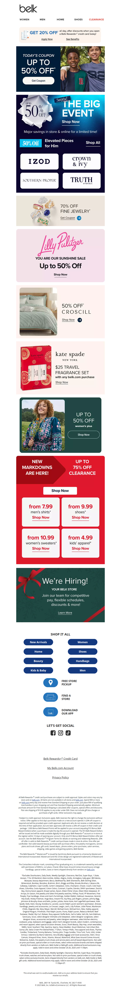 You deserve it 🥰 Up to 50% off select brands