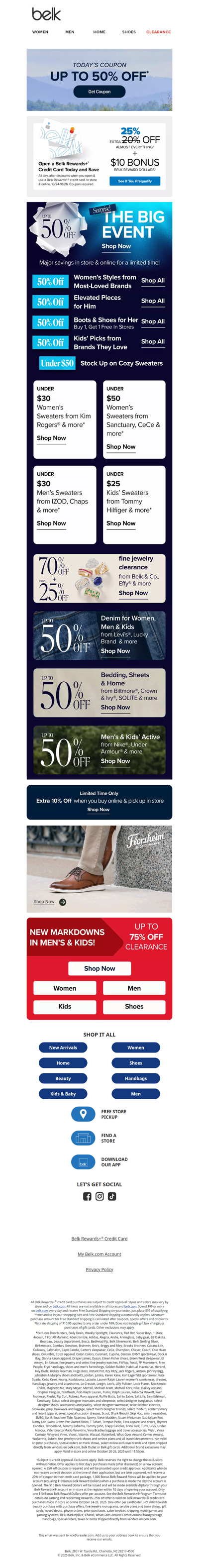 Two days left ✌️ Up to 50% off the styles you need