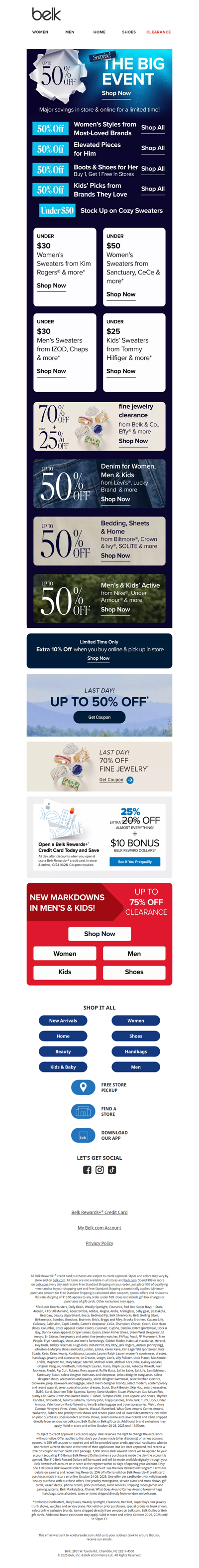 The Big Event ends today ⏰ Save up to 50% now