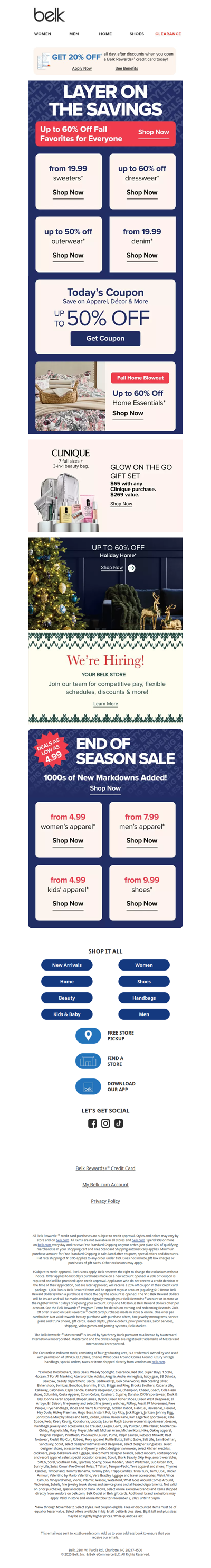 More layers for less 🧥 From 19.99 fall essentials