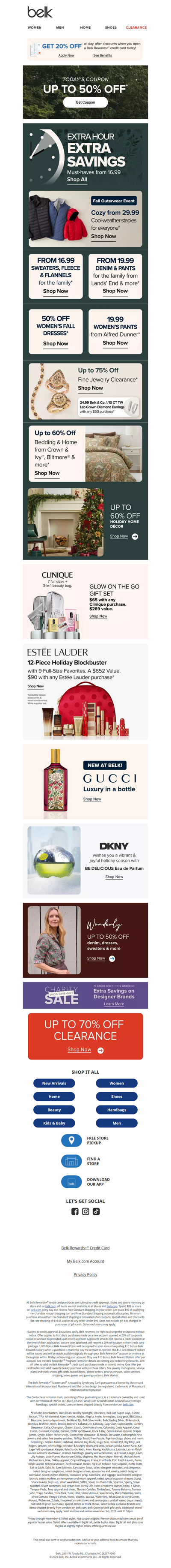 Sweater season is here 😎 Save big on new looks