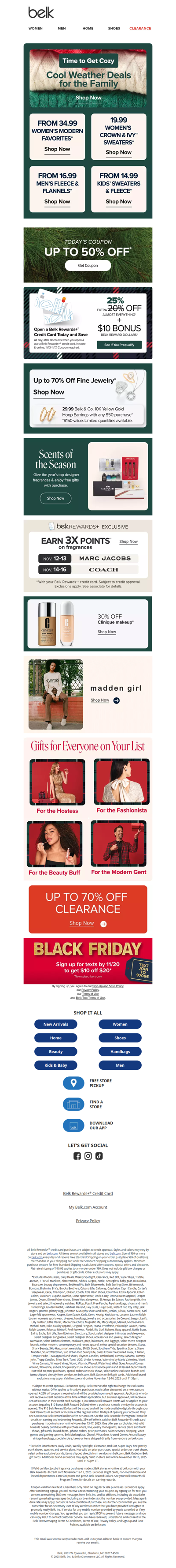 Shop gifts, apparel & more 🙌 Open to save more today