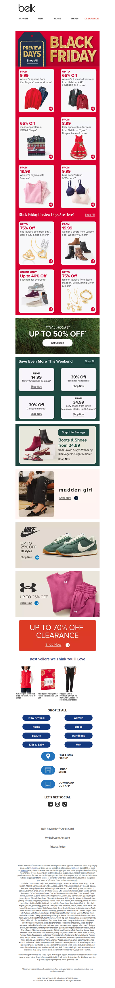 Up to 75% off 😮 Save on boots, top brands, gifts & more