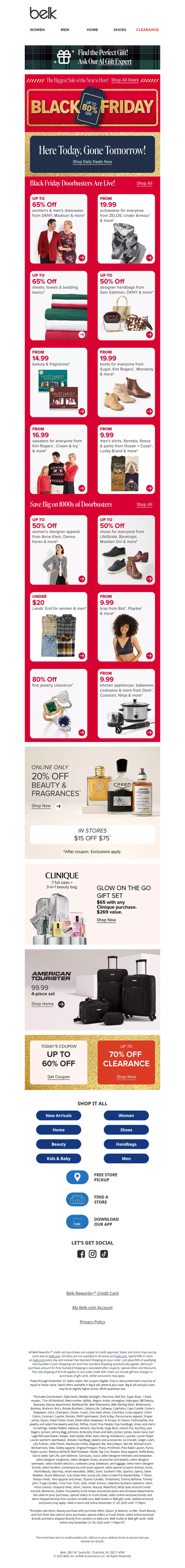 Up to 80% off everything you're eyeing 👀