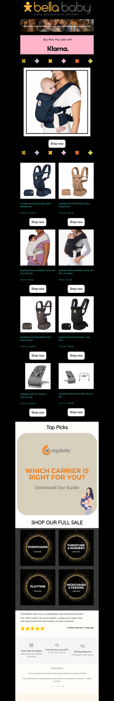 🖤🛍️Ergobaby Black Friday Discounts!🖤🤱🎄