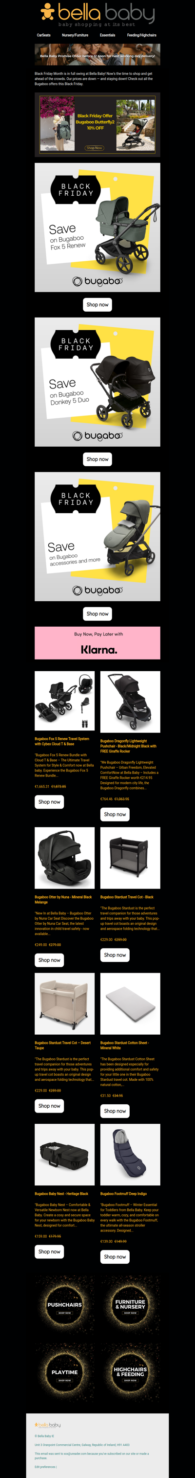 🖤 BLACK FRIDAY Magic with Bugaboo Savings 🖤