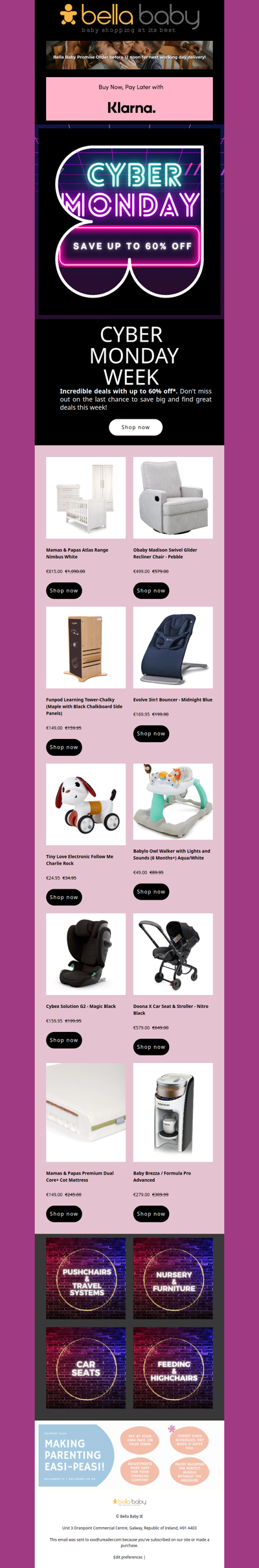 Don't miss our Cyber Savings!