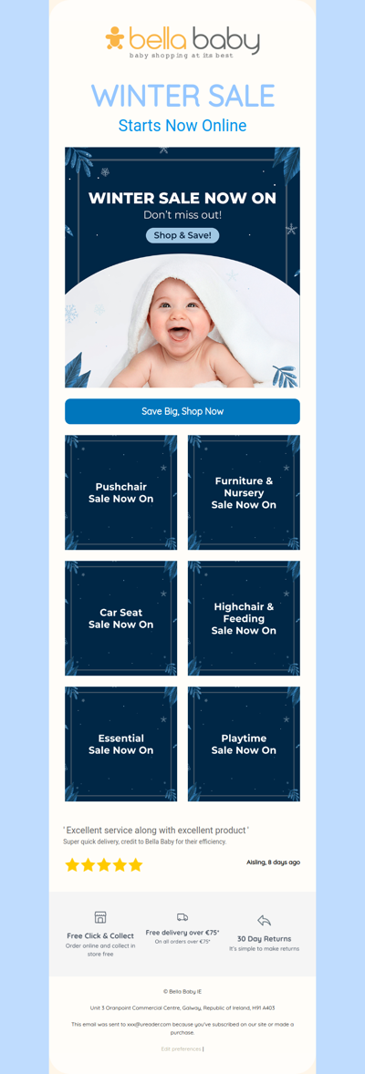 Winter SALE starts online NOW!!🛍️