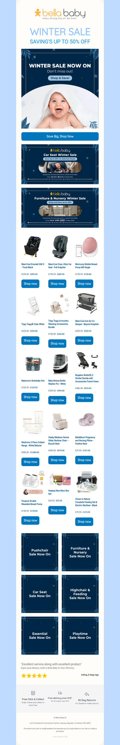 Winter Sale Savings❄️