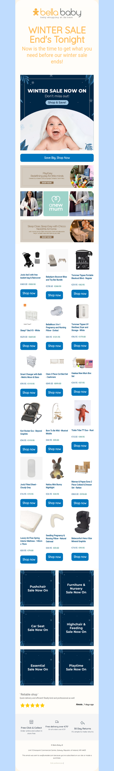 Don't miss out! Sale ends tonight Midnight!