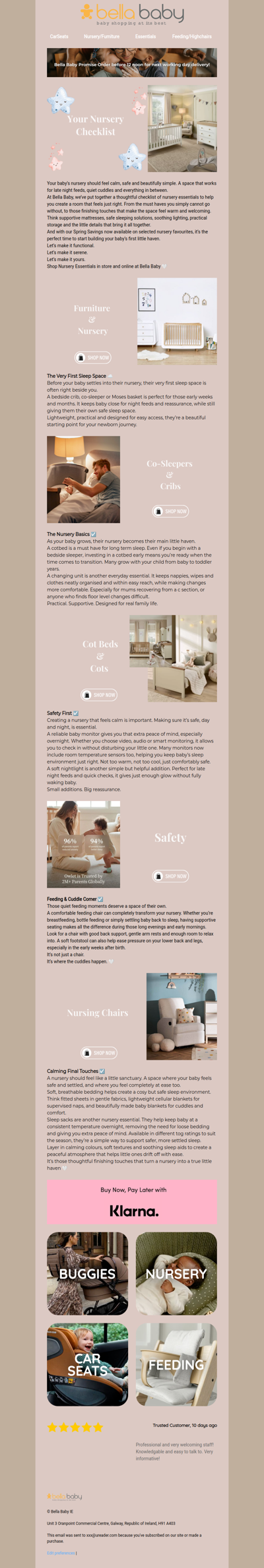 Your Nursery Check list  ❤️