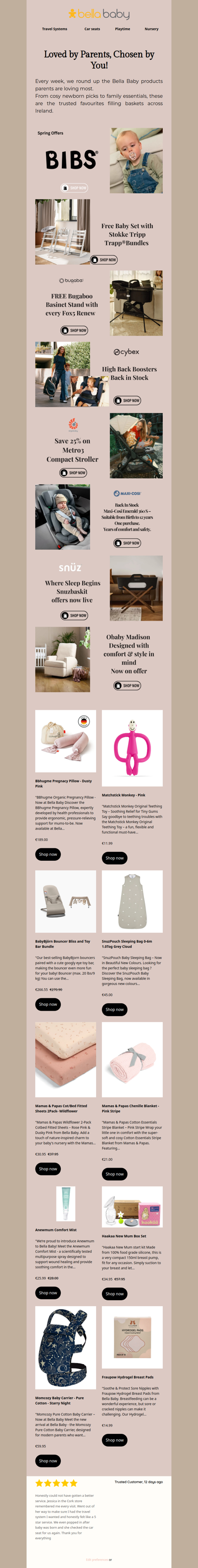 Spring Savers and Best Sellers inside