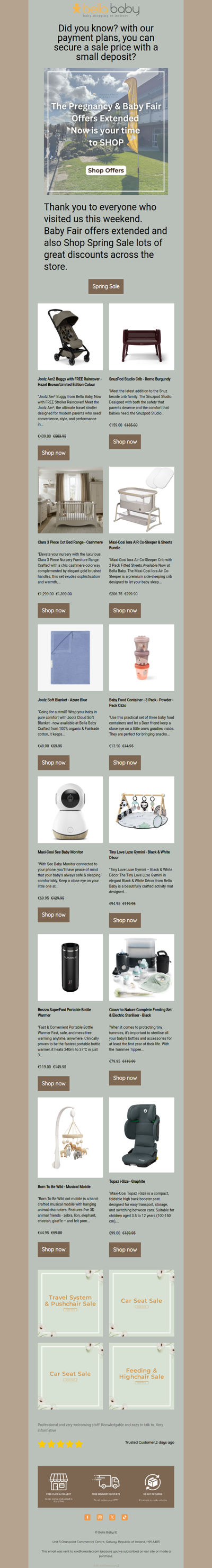 Great News Baby Fair offers extended