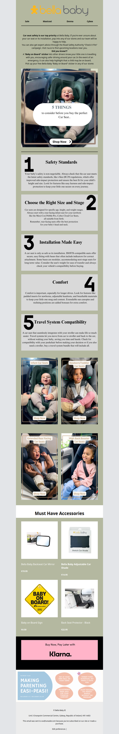🚗5 things to consider before buying a carseat🚗