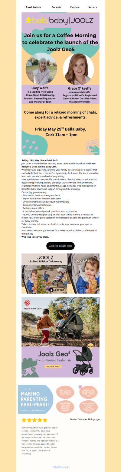 Cork this Friday💛 Your Joolz Event Invitation