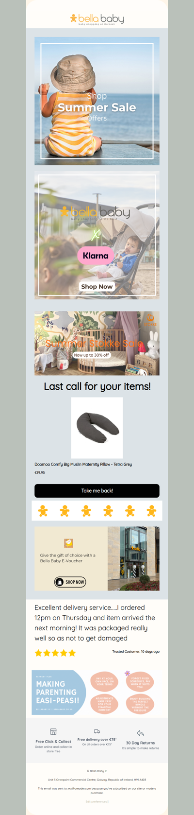 Last call for your items!