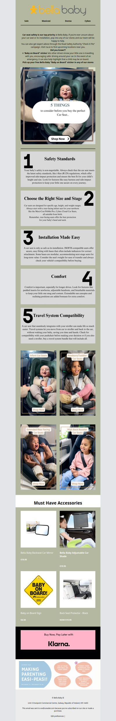 🚗5 things to consider before buying a carseat🚗