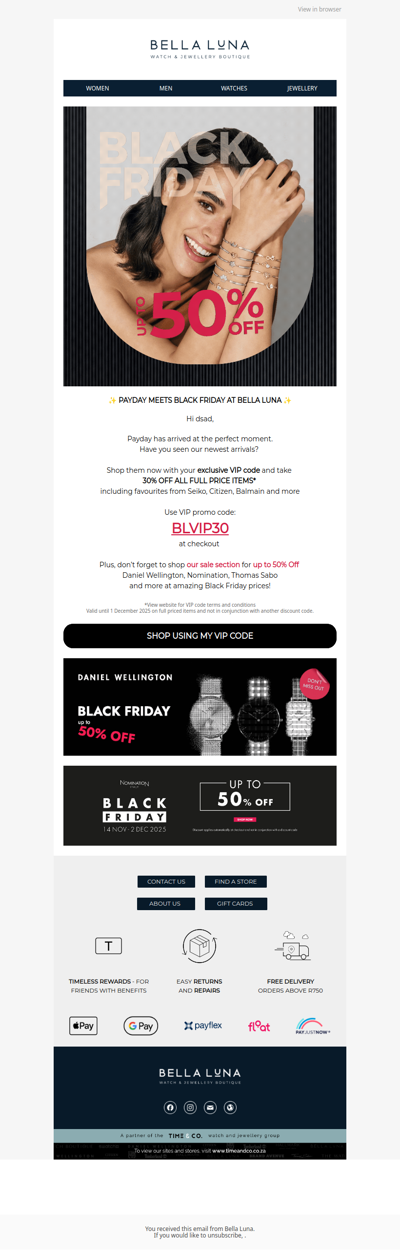 Treat yourself, Dsad… Payday + Black Friday ✨