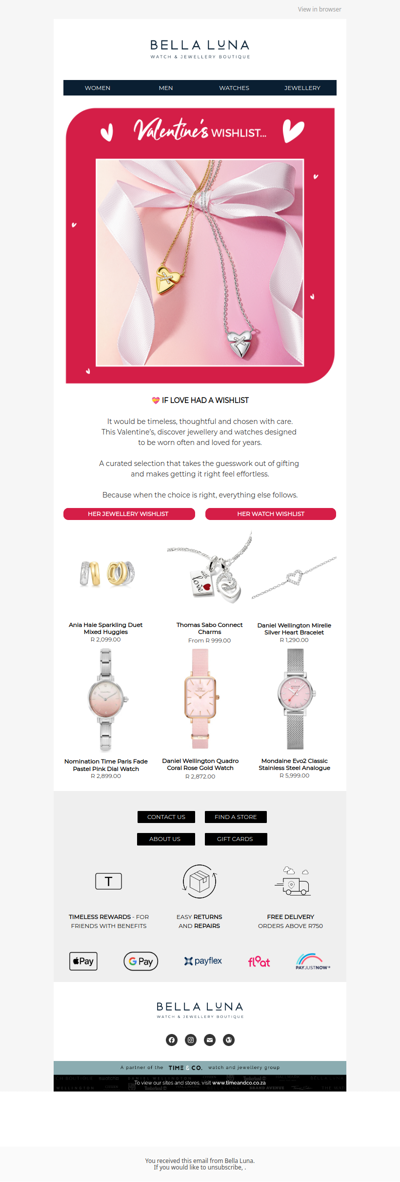 Fall in Love with Our Curated Valentine's Gifts💗