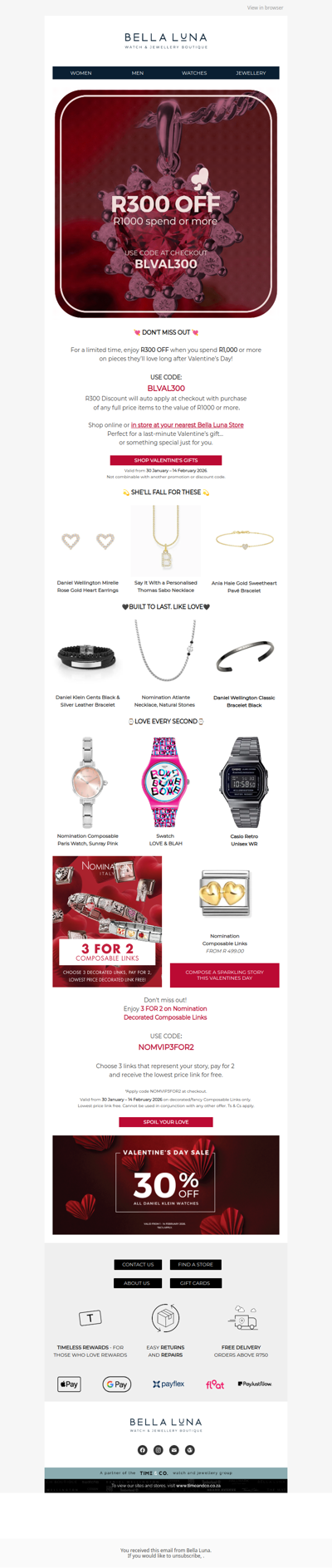 💖 Sweet Savings: R300 Off Your Valentine Gifts!