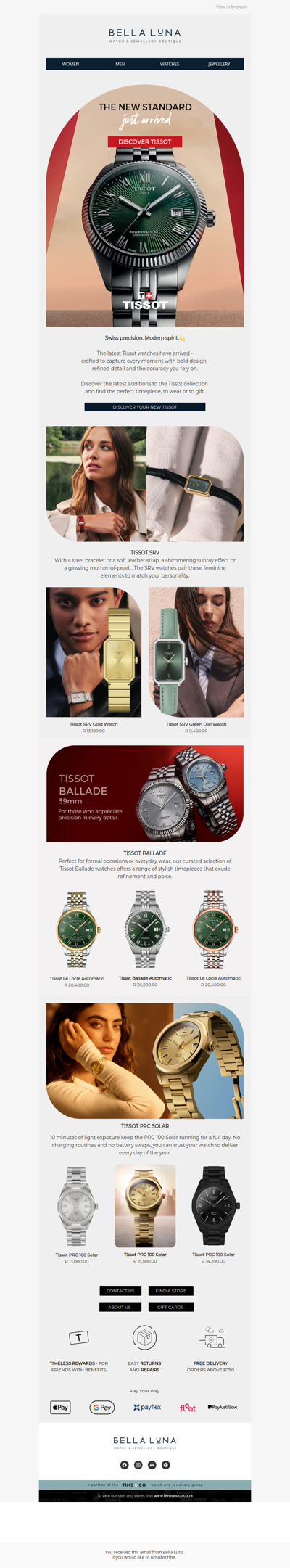 The Latest Tissot Timepieces Have Landed ✨